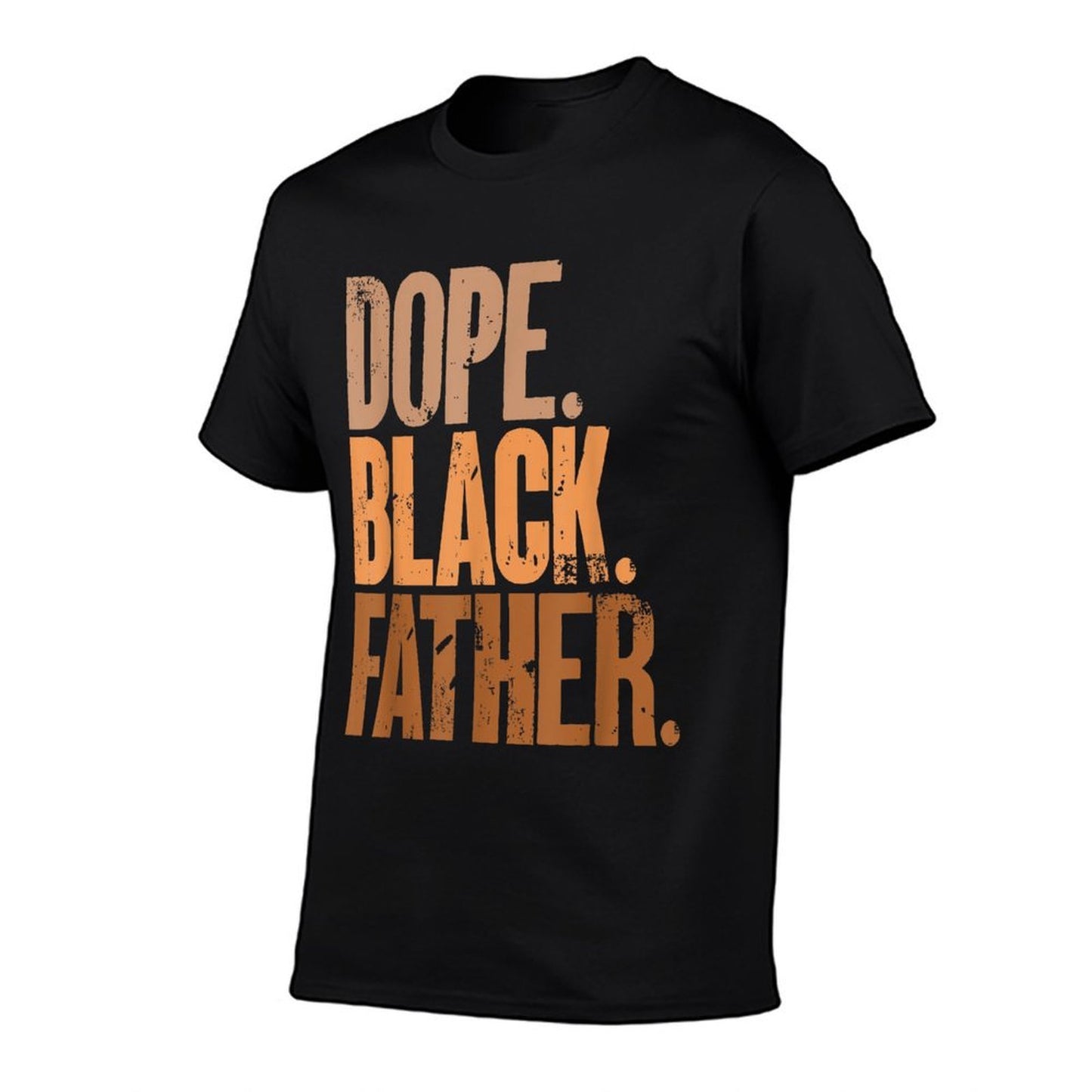 Black Dad Dope Black Father Fathers Day  Summer-ready Fabric T-Shirt