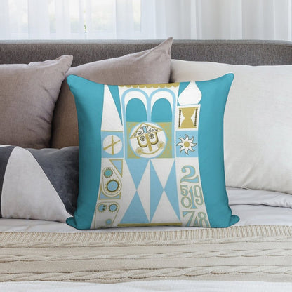 It's A Small World! Soft Bedroom Essential Throw Pillow
