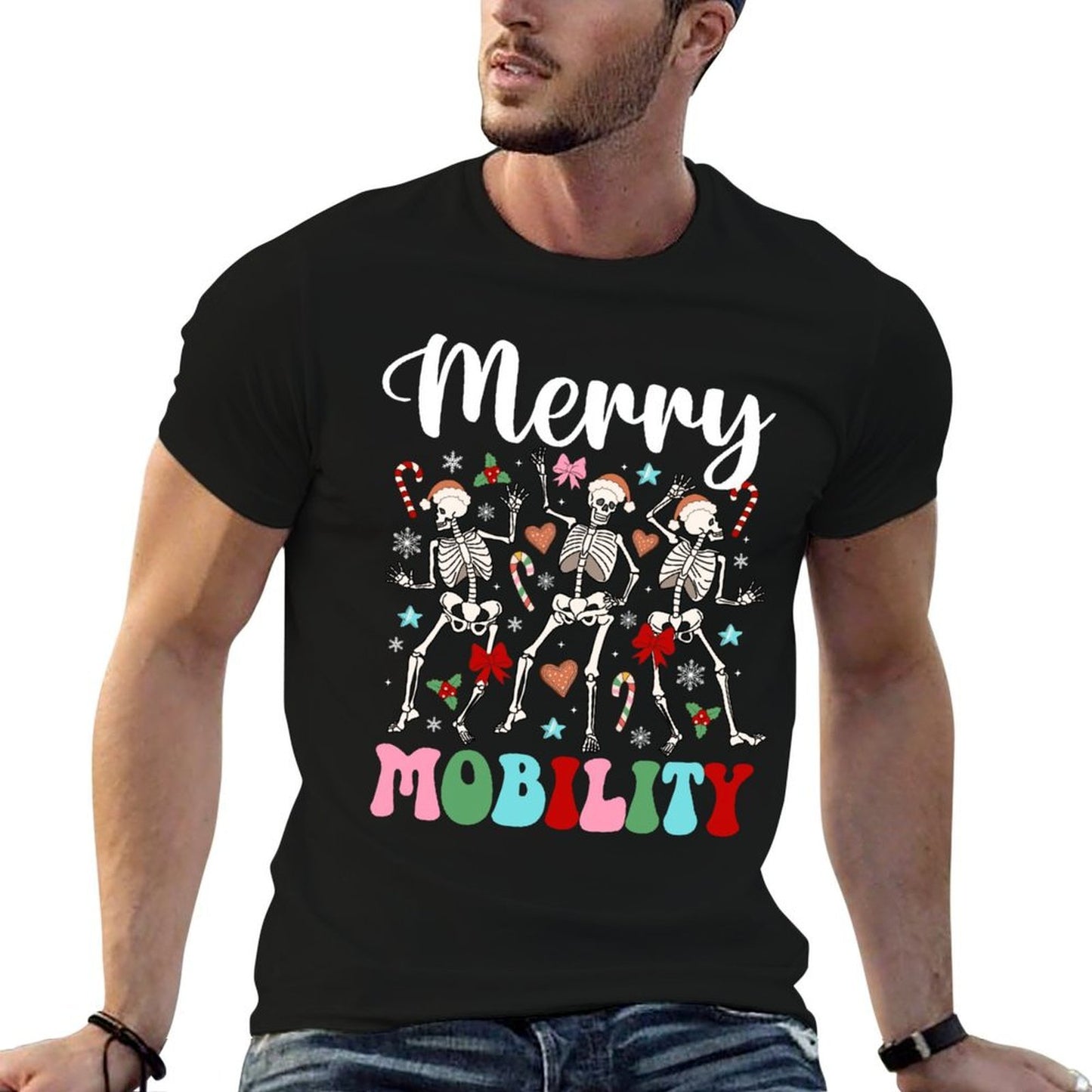 Groovy Physical Therapist Christmas Physical Therapy Xmas  Soft T-Shirt