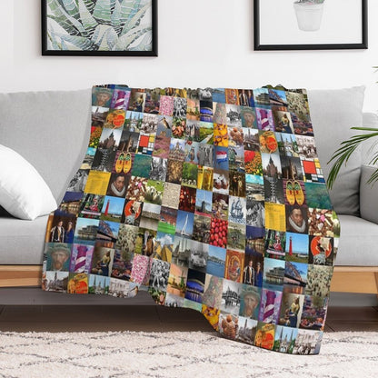 Typical Netherlands Collage of History And Holland Versatility Throw Blanket