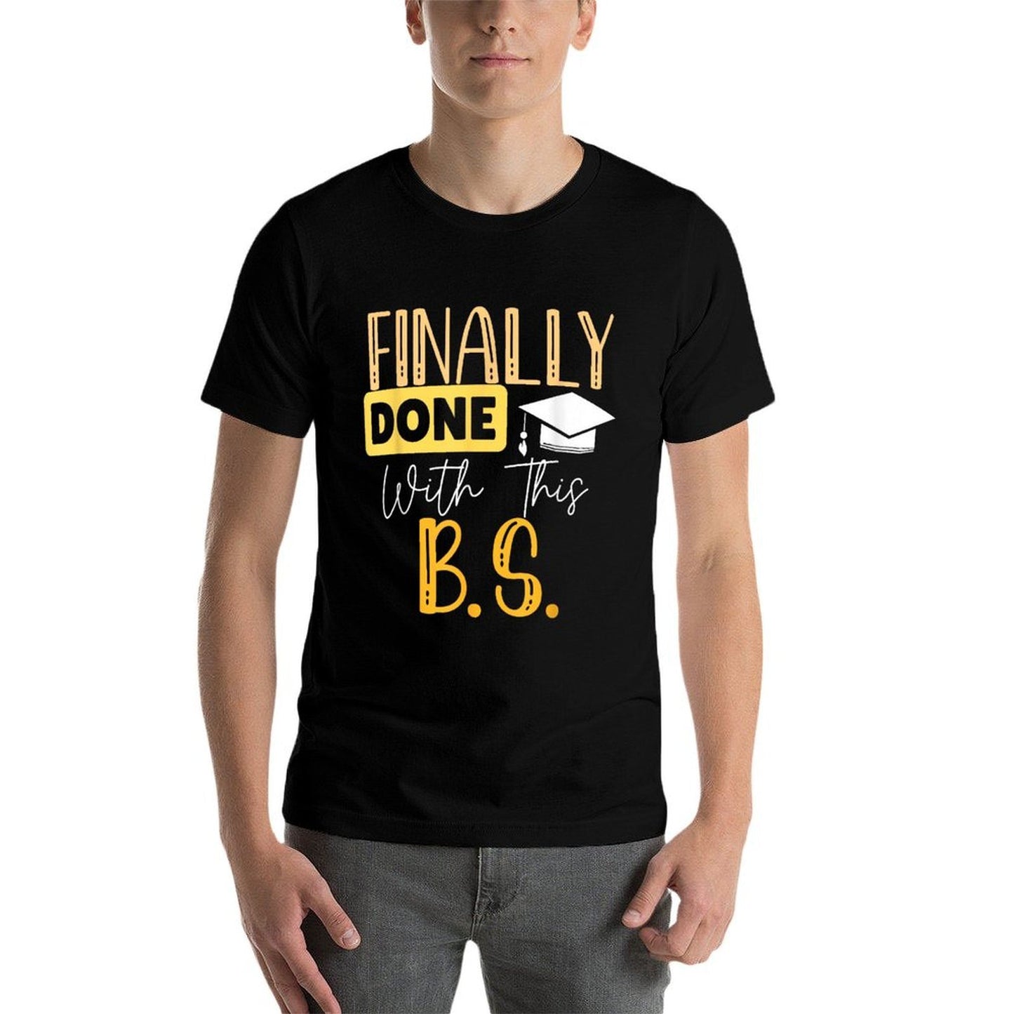 Finally Done With This Bs Bachelor's Bachelor Graduation  Lightweight T-Shirt