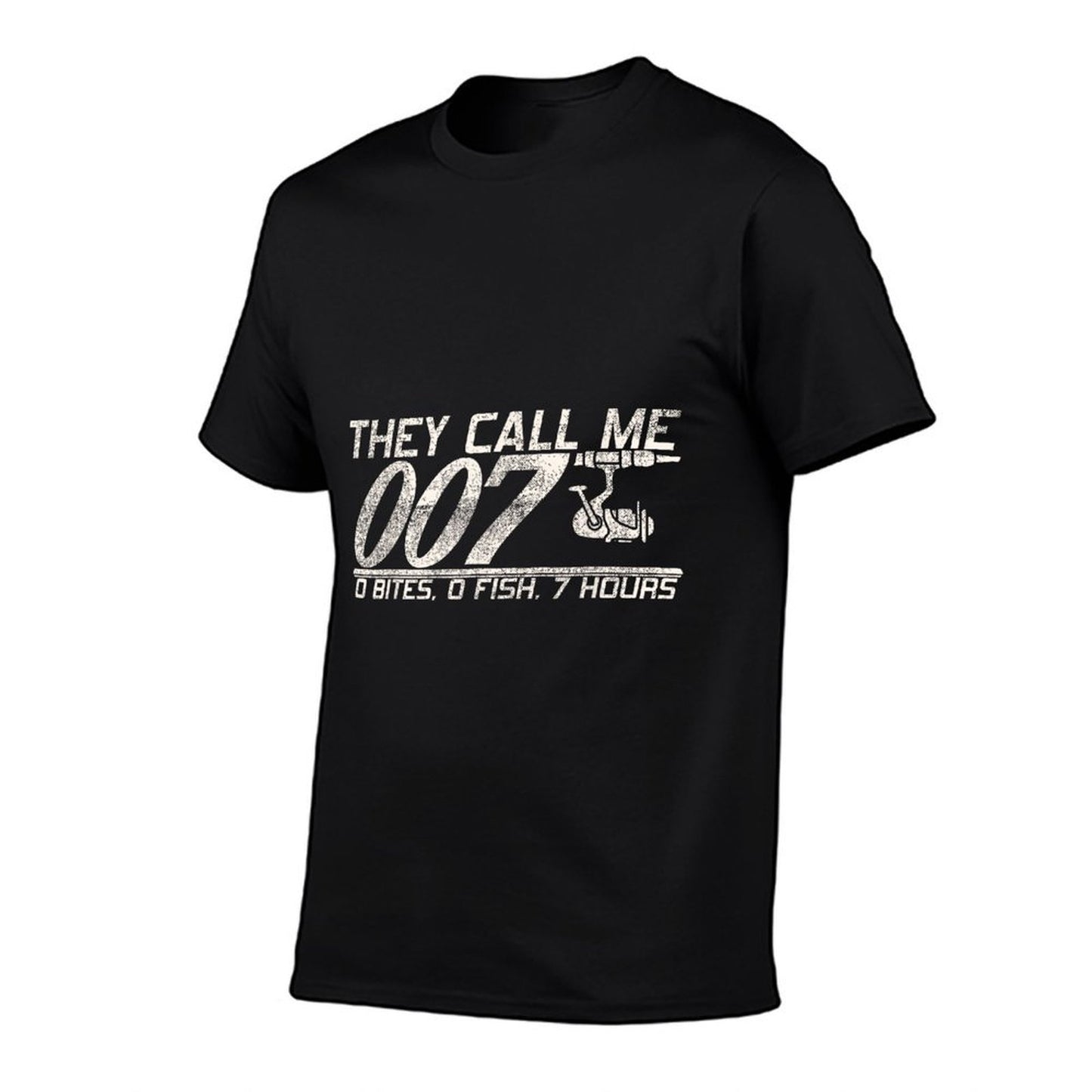 4anglers Fisherman Joke Dad - They Call Me 007 - Funny Fishing Humor  Wrinkle-resistant T-Shirt