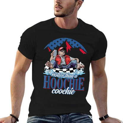 Hotter Than A Hoochie Trump Coochie Viral Trump Summer Vibes  Vintage-inspired T-Shirt