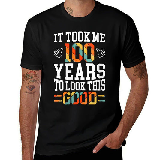 Womens 100 Years Old 100th Birthday Design Took Me 100th Birthday  Trendy Pattern T-Shirt