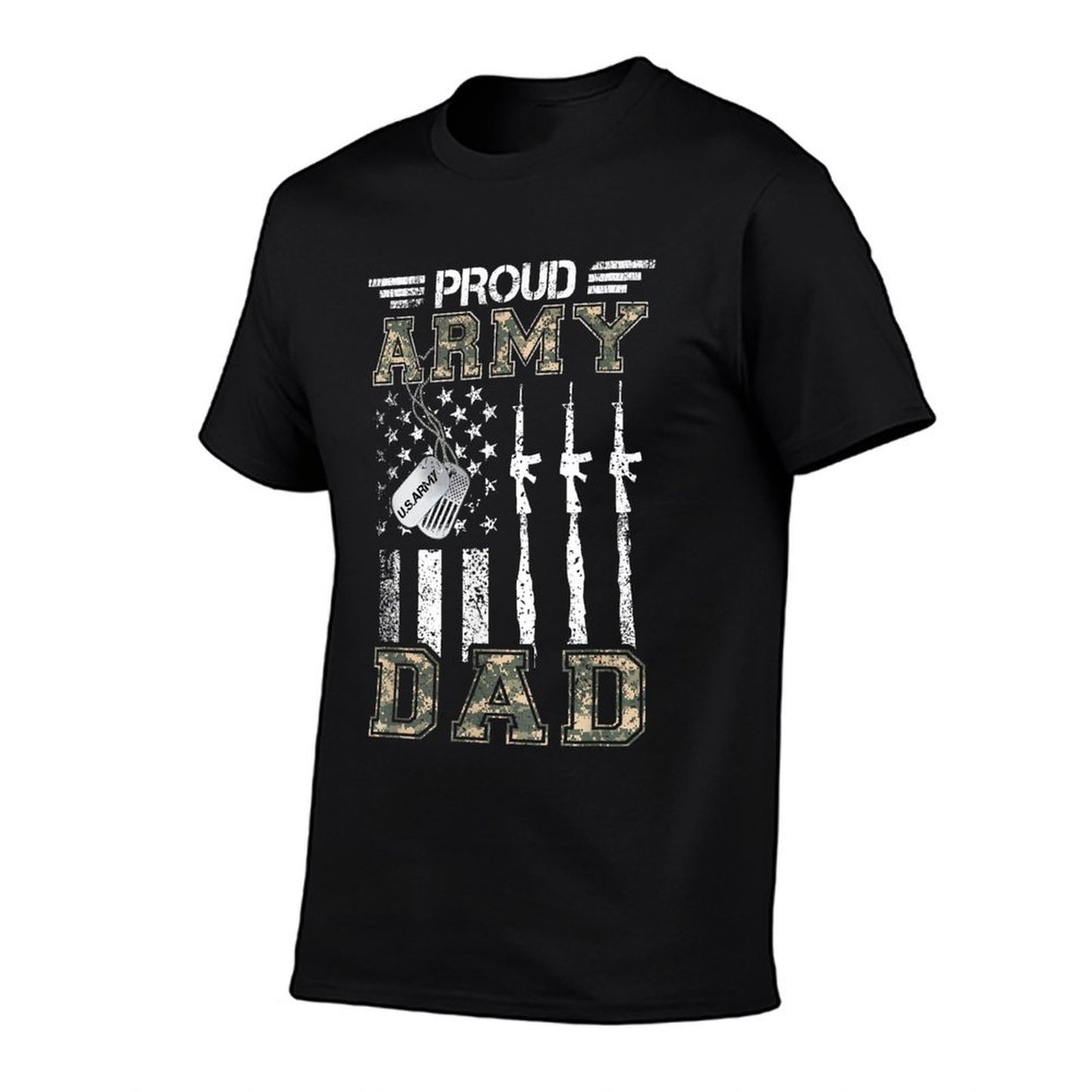 Proud Army Dad US Army Dad Gifts Army Graduation Dad  Cotton T-Shirt