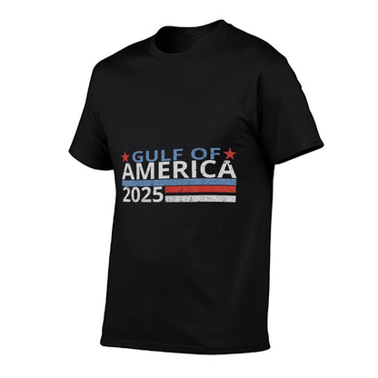 Gulf of USA America Retro Vintage American Flag Men Women Sweatshirt Oversized Silhouette T-Shirt