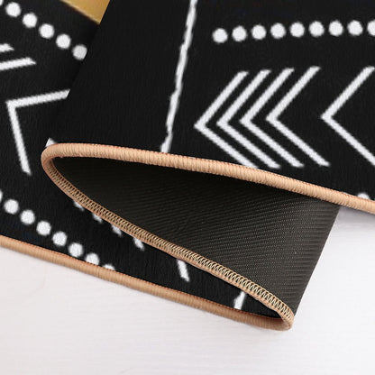 African Mud Cloth Artistry Art  Long-Lasting Bath Mat