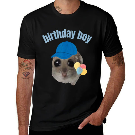 Sad Hamster Meme - Birthday Boy  Versatile T-Shirt