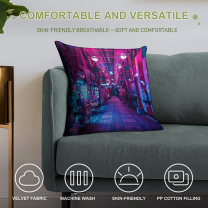 ENTRANCE TO THE NEXT DIMENSION Soft Warmth Comfort Throw Pillow