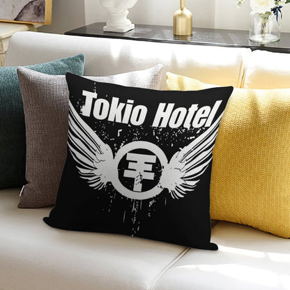 Tokio Hotel Merch Tokio Hotel Logo Soft Style Accent Throw Pillow