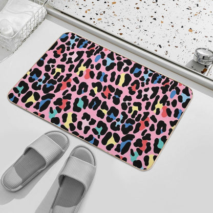 Rainbow Leopard by Elebea  Multi-Purpose Bath Mat