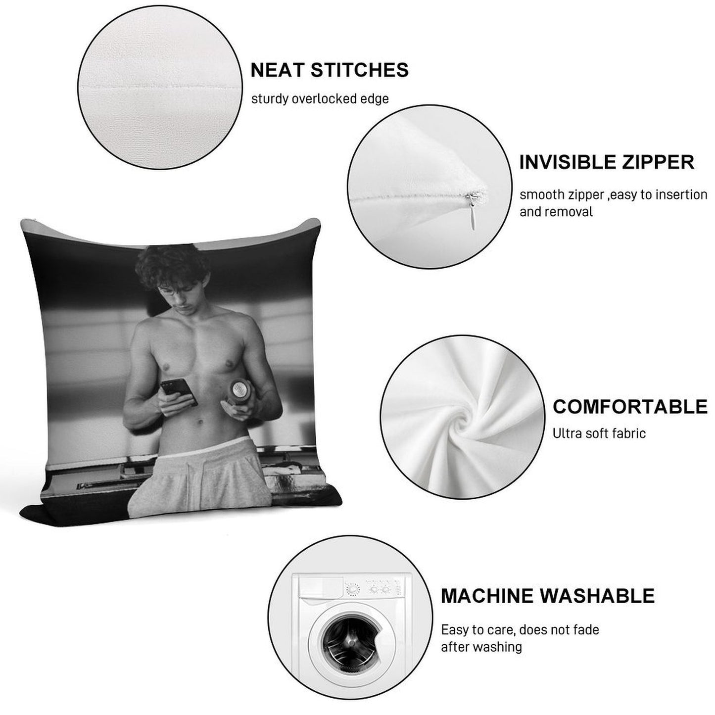 Tom Holland Soft Style Accent Throw Pillow