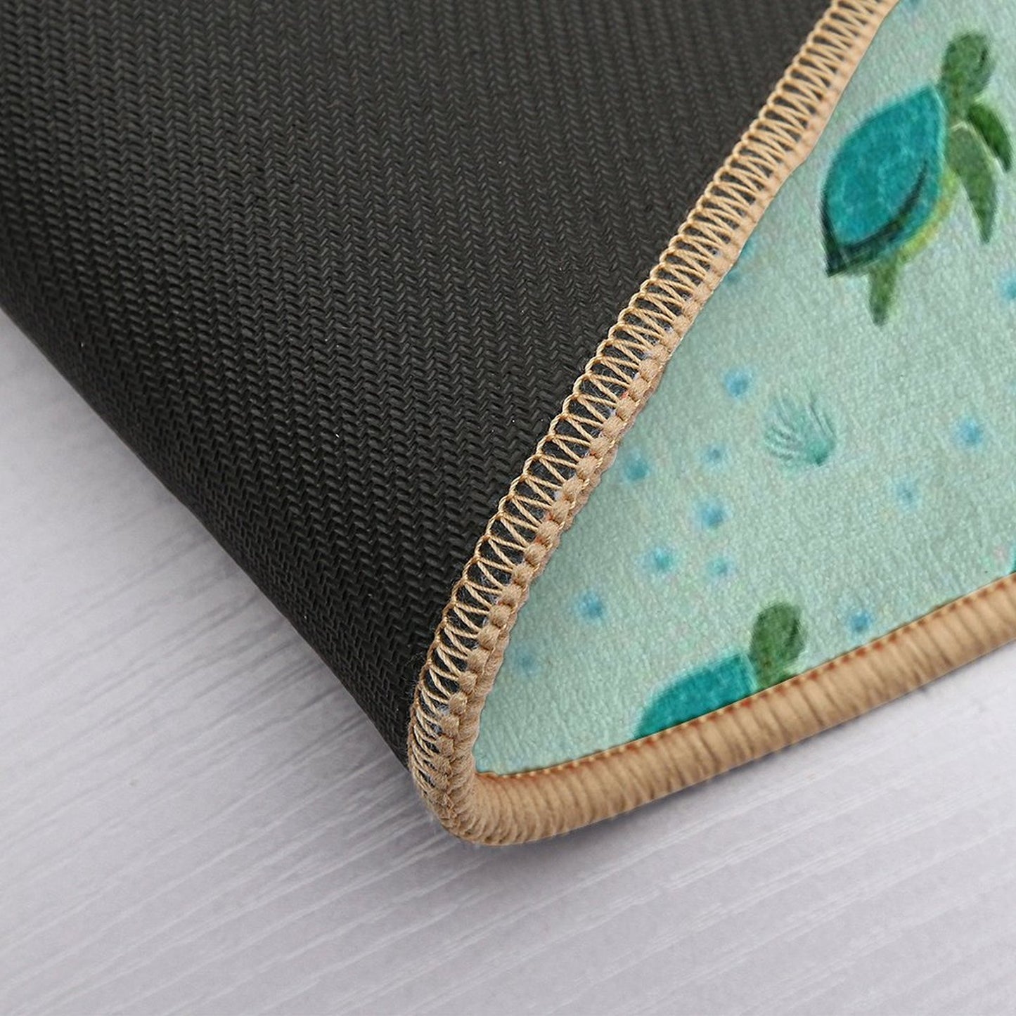Ocean Sea Turtle  Dirt-Trapping Bath Mat