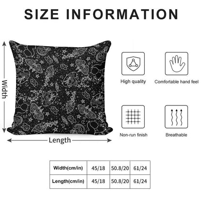 Witch Essentials Pattern Soft High-Density Material Throw Pillow