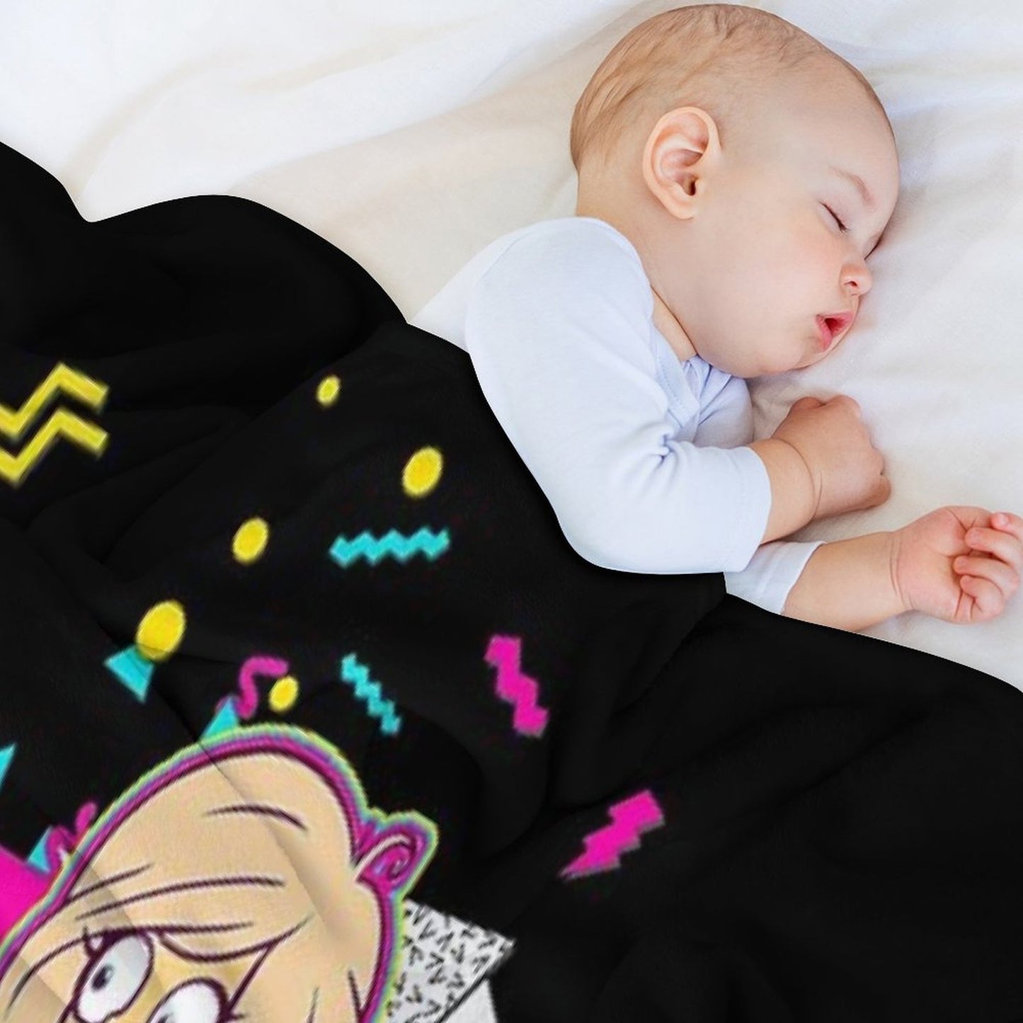 Coco  Ongezellig  90s Design Versatility Throw Blanket