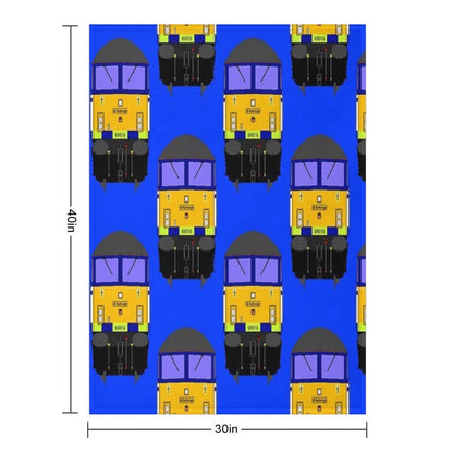 Class 69 Locomotive 69016 Eco-conscious Throw Blanket