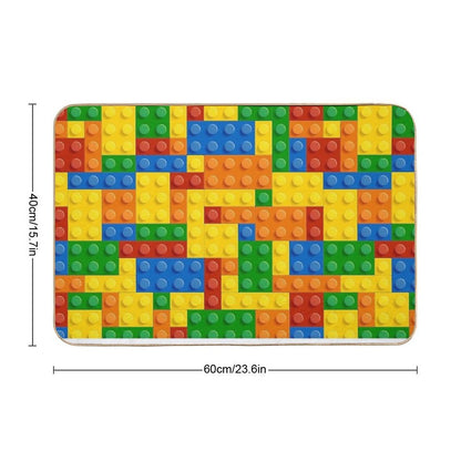 Children's Blocks - PATT0001  Fade-Resistant Bath Mat