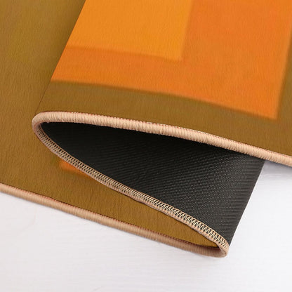 Josef Albers Homage to The Square Autumn Climax  Slip-Resistant Bath Mat