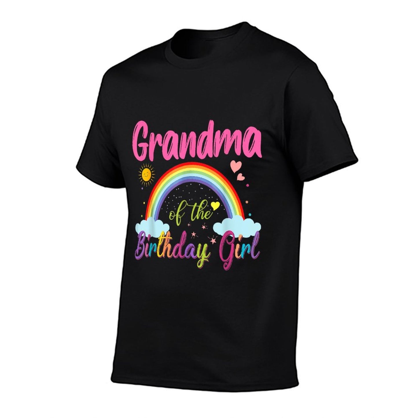 Grandma Of The Birthday Girl Rainbow Birthday Family Party  Graphic-printed T-Shirt