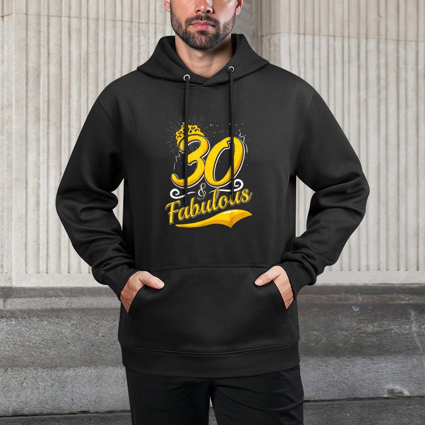 30 And Fabulous! Fun Princess 30th Birthday Party Easy Care Hoodie