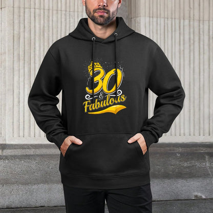 30 And Fabulous! Fun Princess 30th Birthday Party Easy Care Hoodie