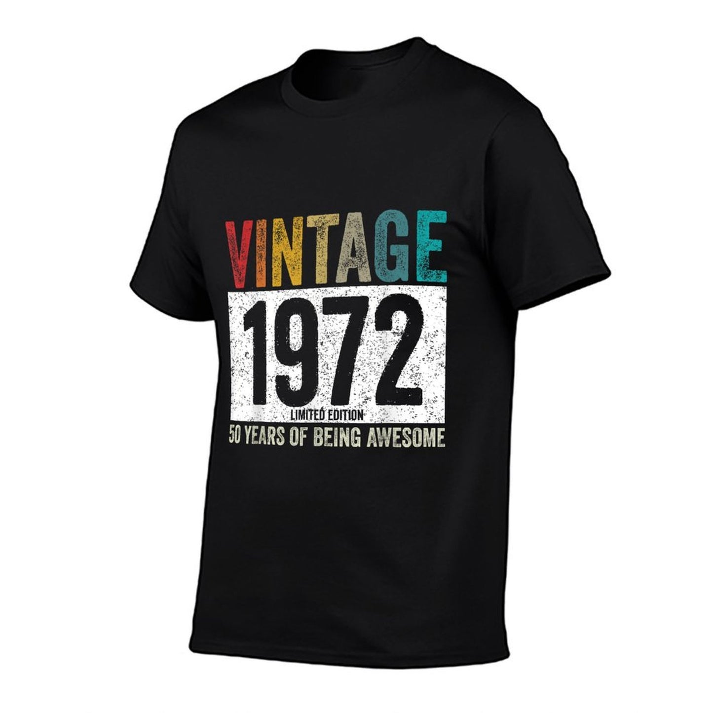 Vintage 1972 50 Years Of Being Awesome 50th Birthday Gifts  Breathable T-Shirt