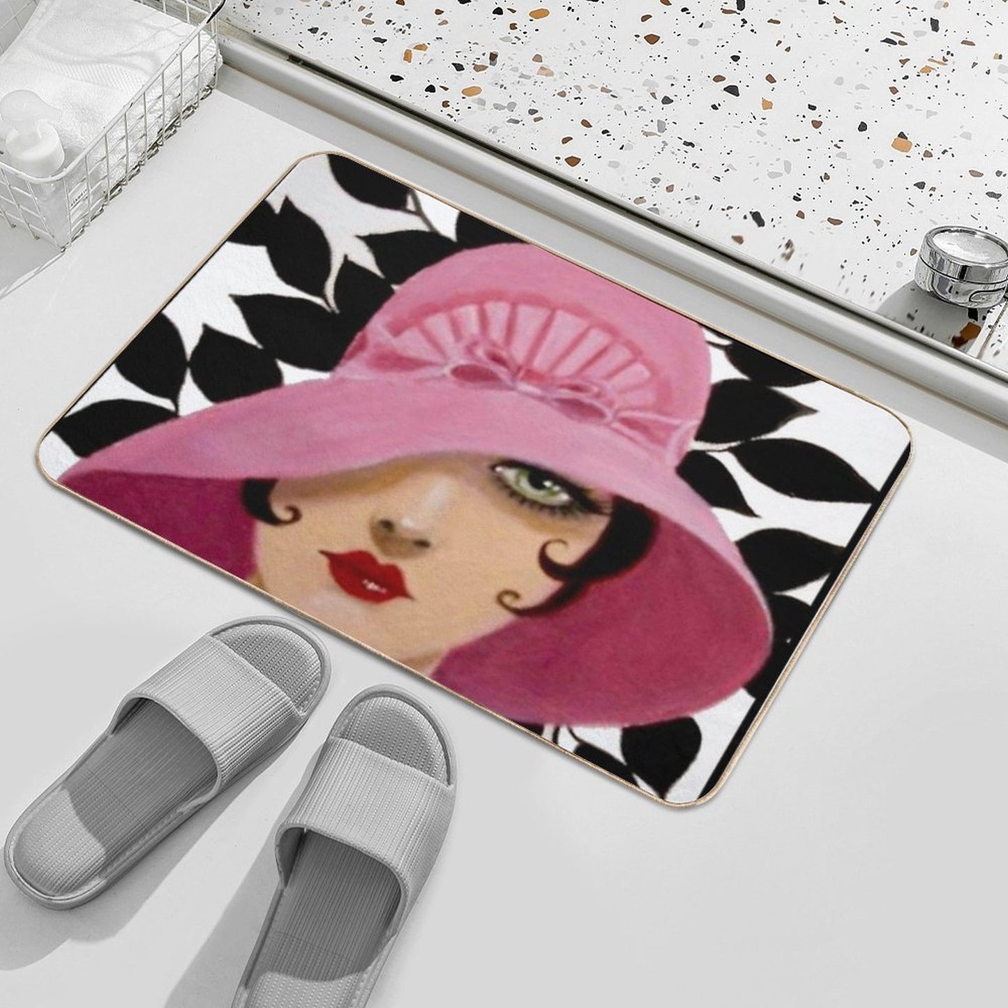 FLAPPER  Vintage 1932 Beautiful Fashion Magazine Advertising Print Durable Bath Mat