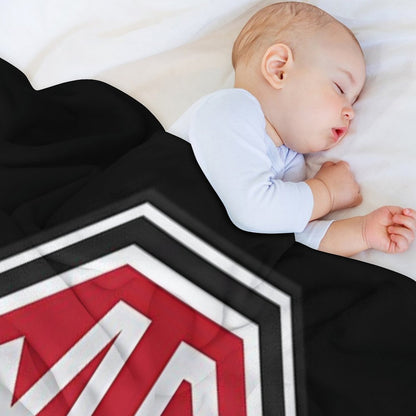 Vintage Mg Logo Sustainable Throw Blanket
