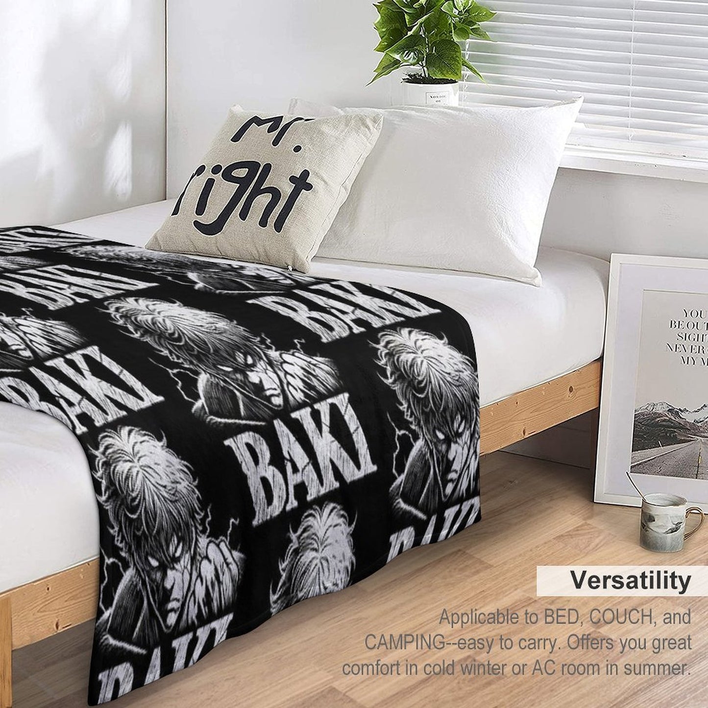 Baki Hanma Versatility Throw Blanket