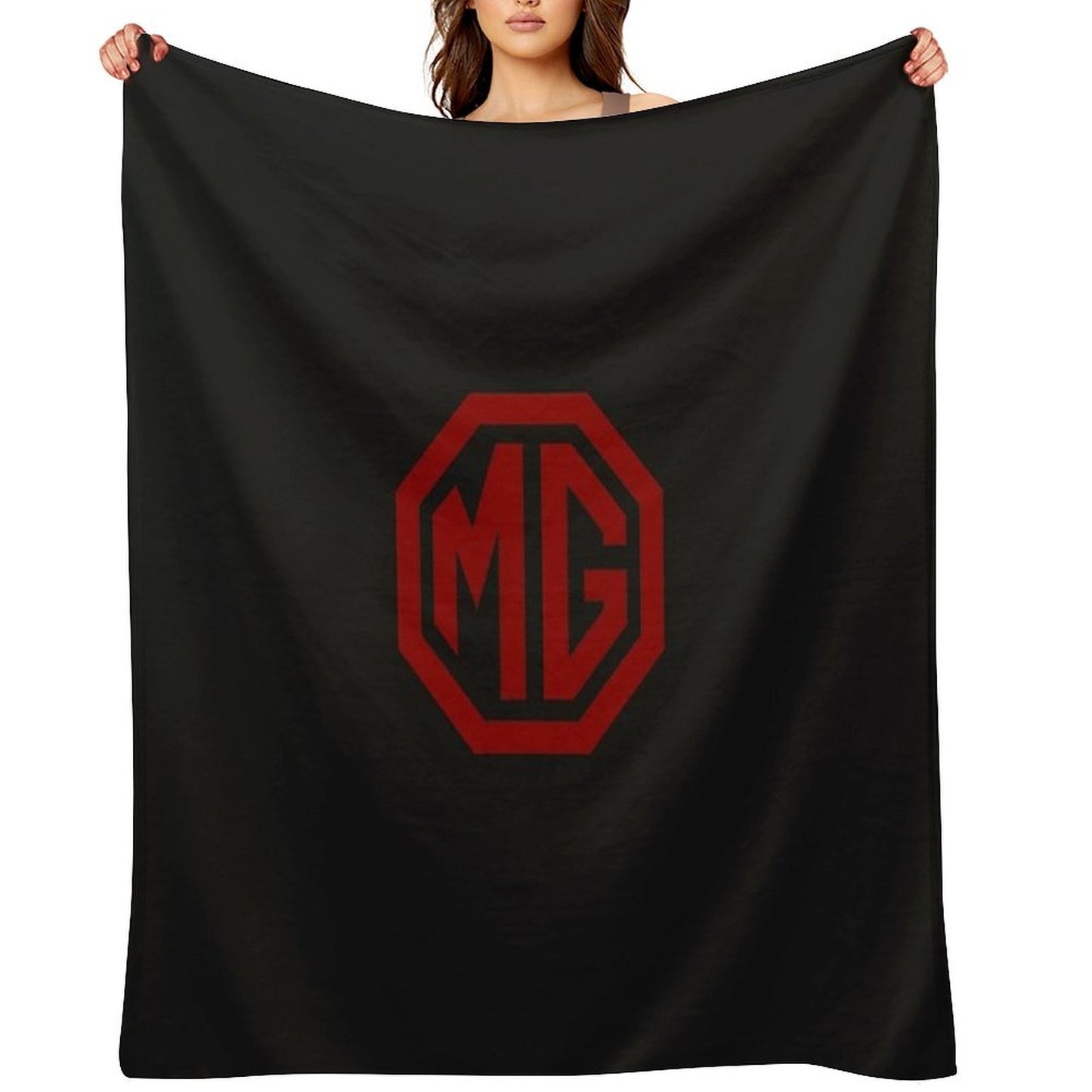 MG Car Logo Merchandise Essential T-Shirt Shrink-resistant Throw Blanket