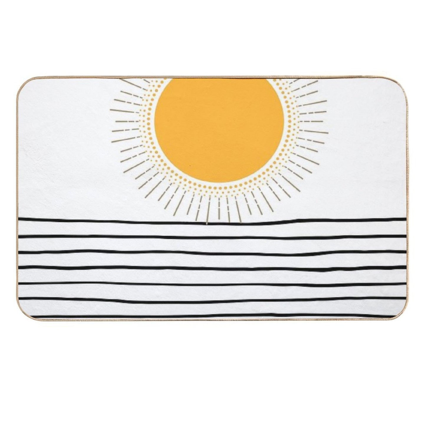 Harmony of Sunrise  High-Traffic Bath Mat
