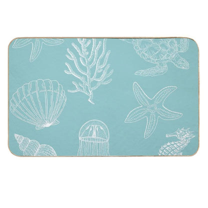 Ocean Bathmat Sea Life  Stain-Proof Bath Mat