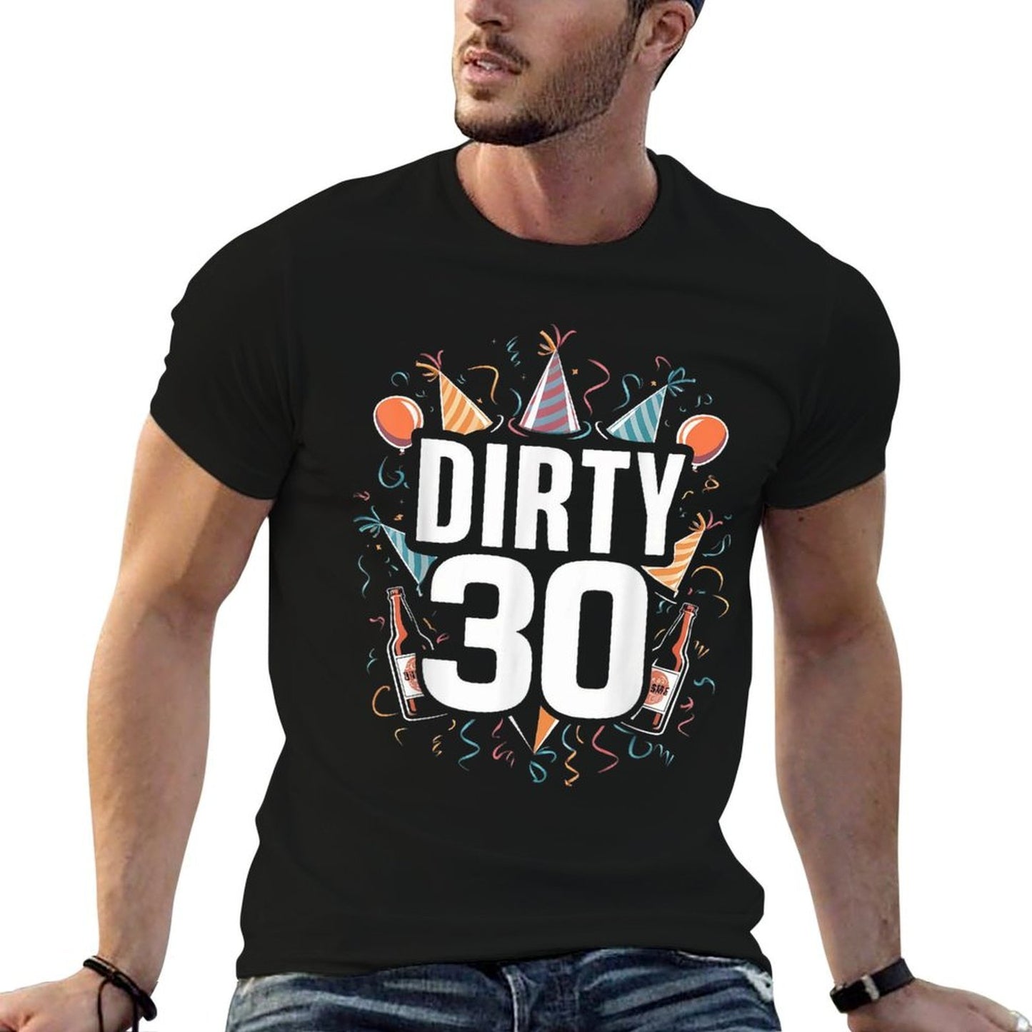 Dirty 30 30th Birthday Beer Party  Classic T-Shirt