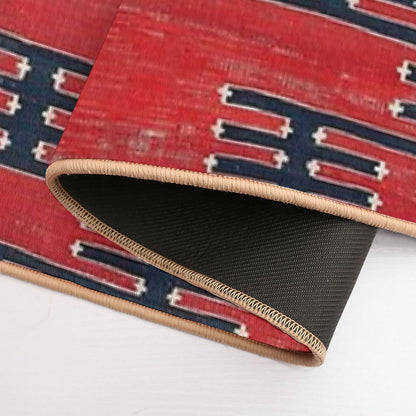 Yüncü Balikesir Northwest Anatolian Kilim Print  Slip-Resistant Bath Mat