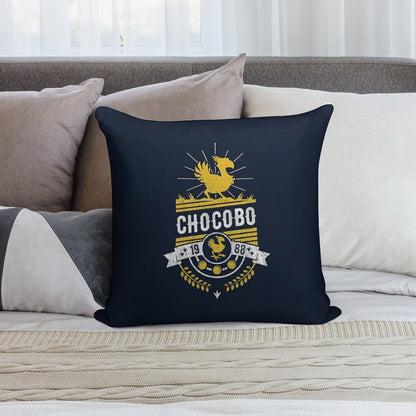 Chocobo Soft Skin-Friendly Throw Pillow