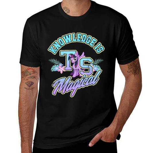 My Little Pony Twilight Sparkle Knowledge Is Magical Premium  Cotton T-Shirt