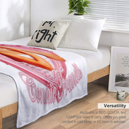 Pink Love Framed Connie Lightweight Throw Blanket