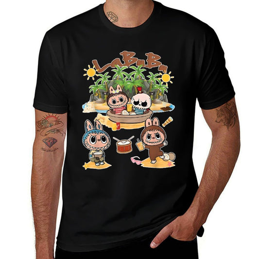 Funny Labubu Lover Cute Labubu Party  Versatile T-Shirt