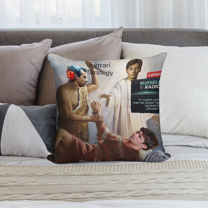 They're Going to Sacrifice Leclerc Soft Easy Maintenance Throw Pillow