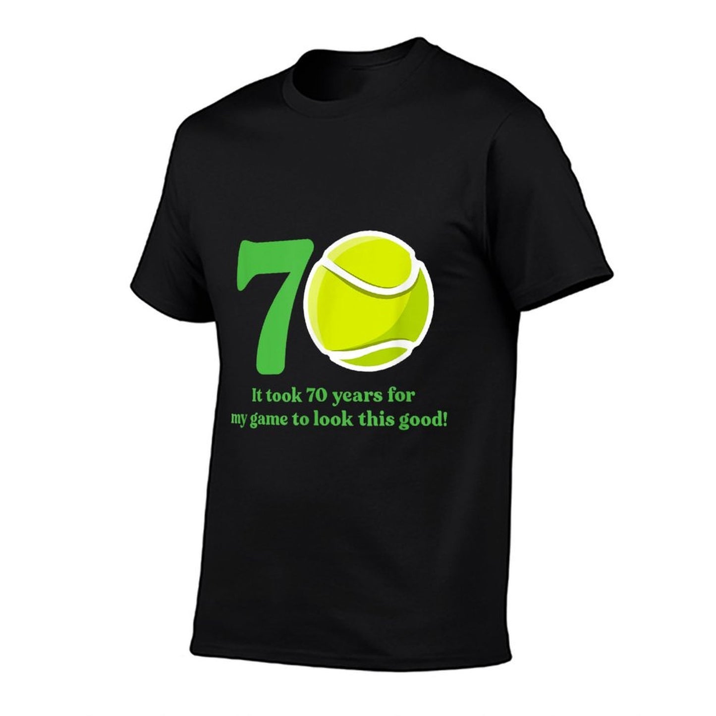 70 Year Old Tennis Player 70th Birthday  Quick-drying T-Shirt