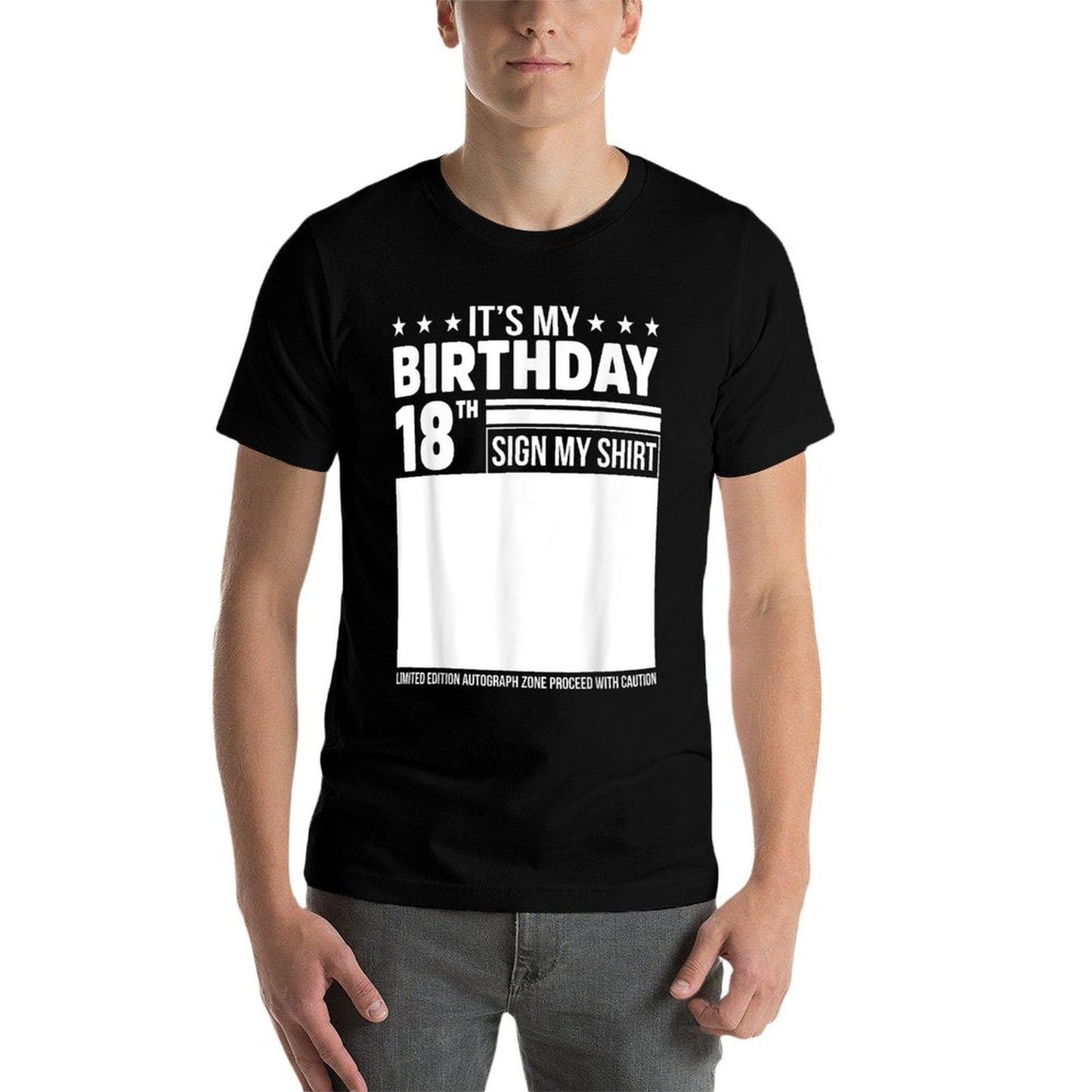 Its My 18th Birthday Sign My 18th Birthday Signature  Soft T-Shirt