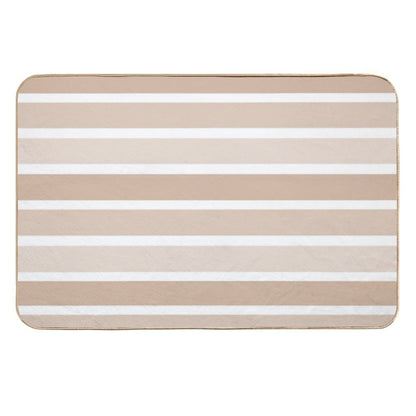 Nude Color Lines  Repositionable Bath Mat