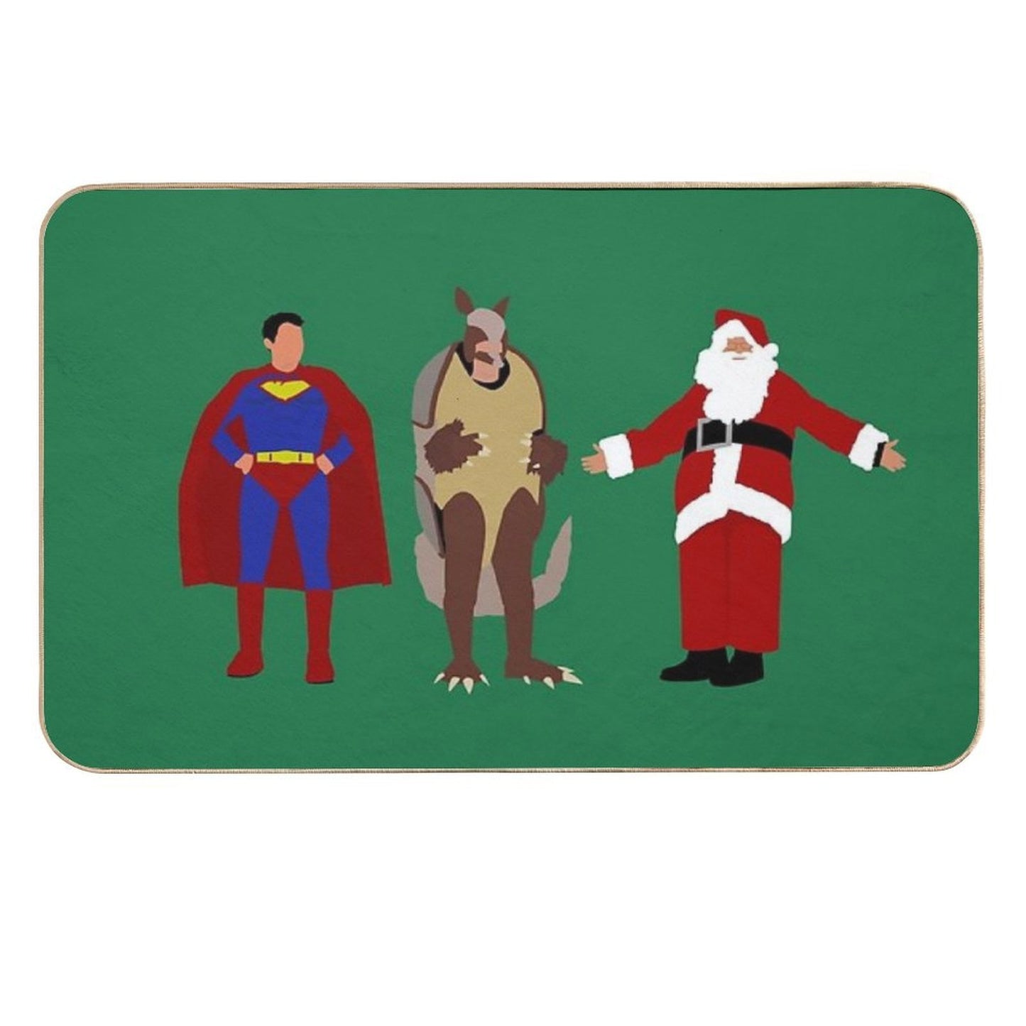 The Christmas Heroes  High-Traffic Bath Mat