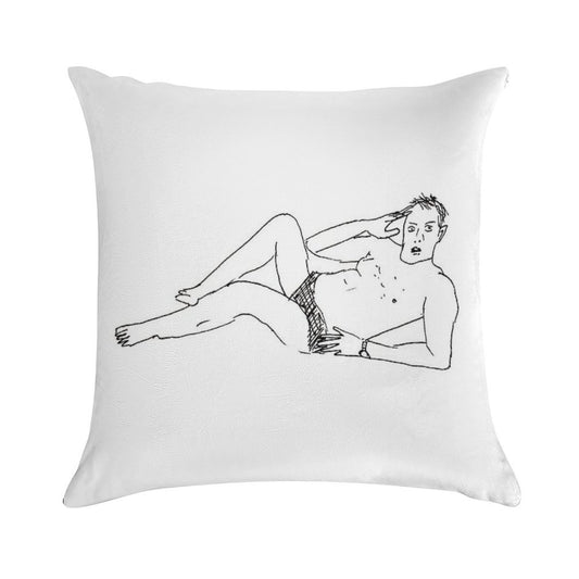 Greg Davies – An Icon  Poorly Drawn Taskmaster Soft Bedroom Essential Throw Pillow