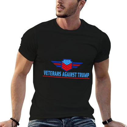Veterans Against Trump  High-quality Stitching T-Shirt