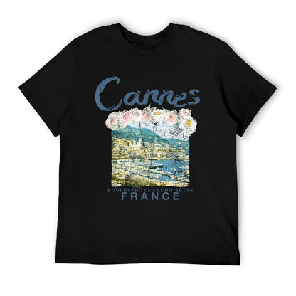 FRANCE Cannes French Riviera Vintage Travel T Affordable Price T-Shirt