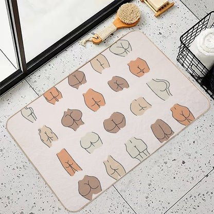 All Bums  Eco-Friendly Bath Mat