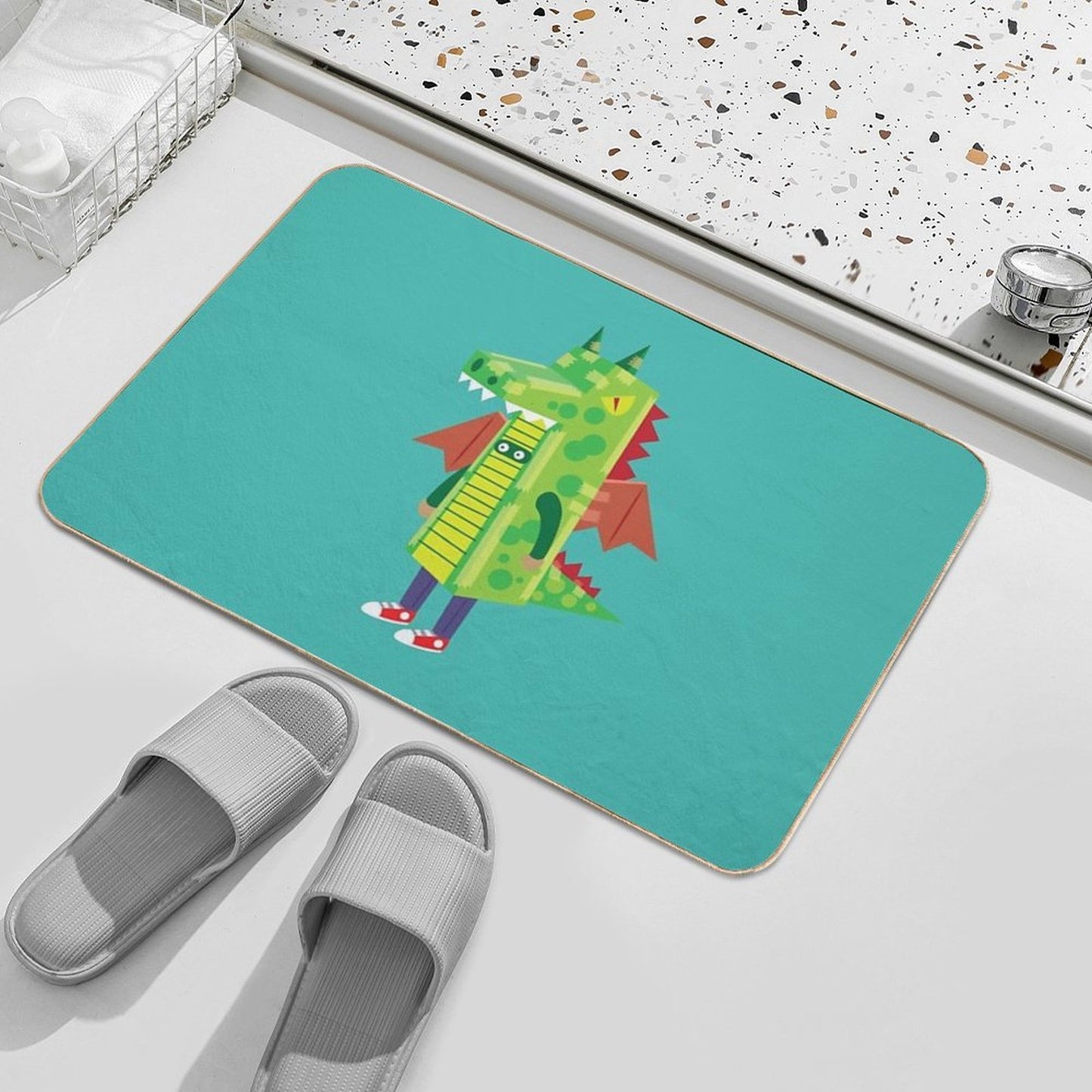 I'm A Dragon  Anti-Trip Bath Mat