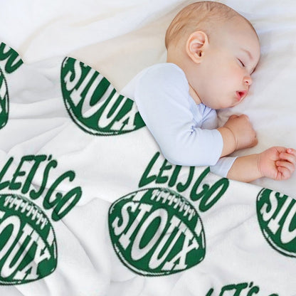 Let’s Go Sioux Easy Care Throw Blanket