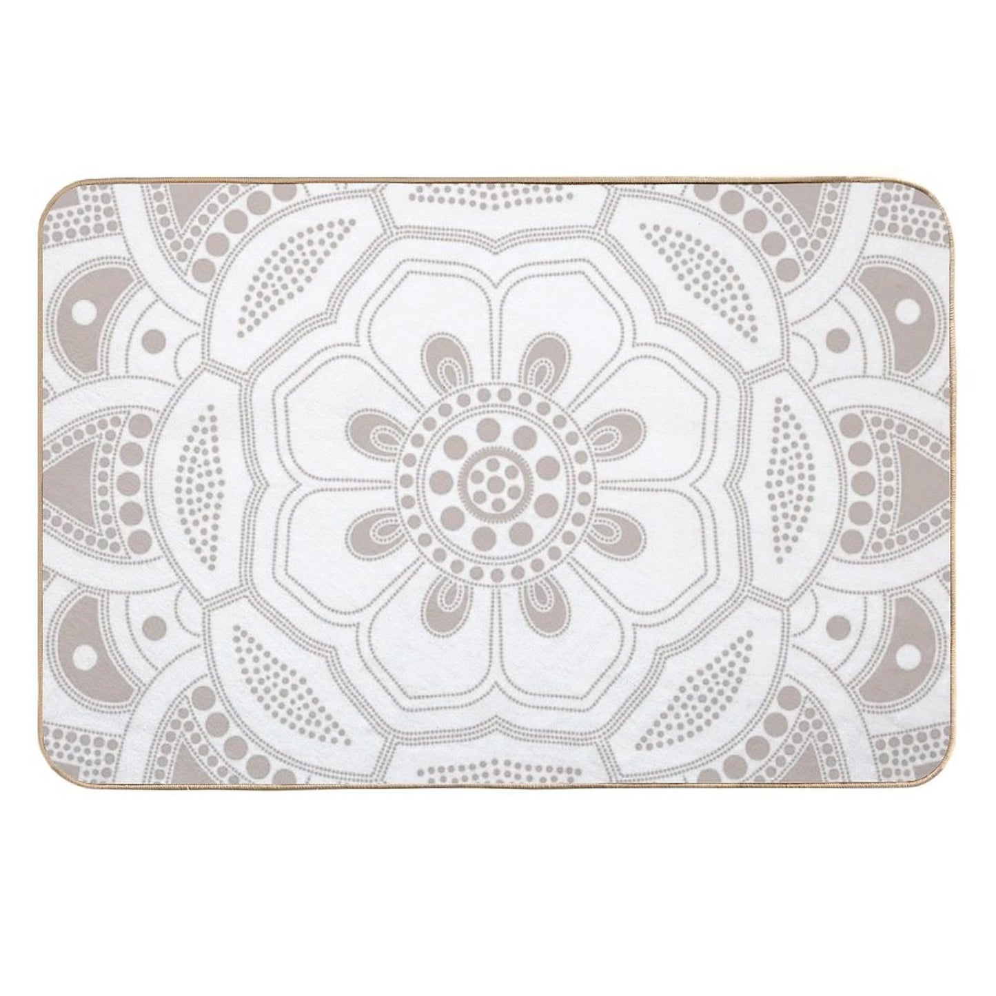 Mandala Creation, All Points for One 13  Multi-Purpose Bath Mat